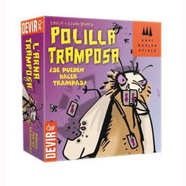Devir Juego Polilla Tramposa - ¡Ganará quien antes se deshaga de sus cartas! Juego de mesa familiar a partir de 7 años