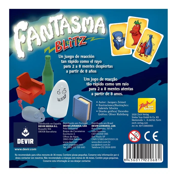 Devir Fantasma Blitz Juego de Reflejos