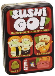 Devir Sushi Go! Juego de Cartas Estratégico de Draft con Temática Japonesa, Edad 10+, Para 2-5 Jugadores, en Español