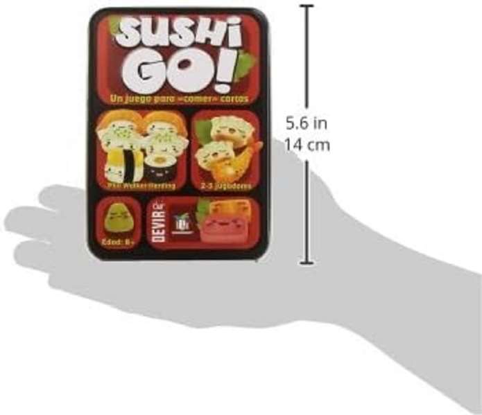 Devir Sushi Go! Juego de cartas para conseguir el menú más completo, para 2-5 jugadores, a partir de 8 años