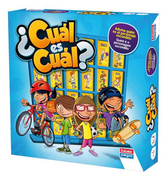 Falomir Juego ¿Cuál es Cuál? Juego de Mesa Educativo para Niños a partir de 6 Años