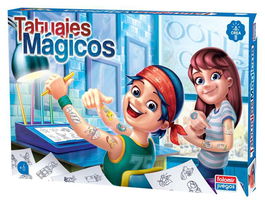 Falomir Juego Tatuajes Magicos Azul 112 Tatuajes Edad Recomendada +6 Años