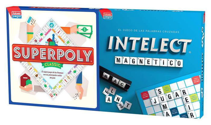 Falomir Juego Superpoly e Intelect Magnético para 2 Jugadores