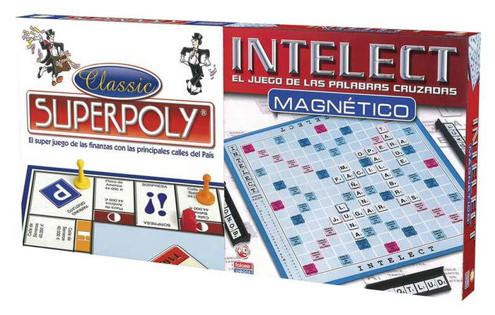 Falomir Juego Superpoly e Intelect Magnético para 2 Jugadores