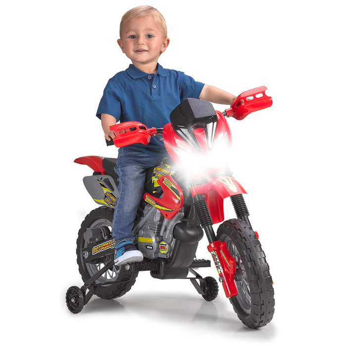 Feber 8/11250 Moto Cross 400F 6V Eléctrica para Niños +3 Años - Alcanza 3 km/h