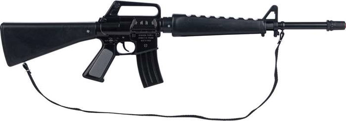 Gonher Rifle Asalto Comando 8 Tiros Juguete Metal 72x24x5 cm