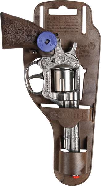 Gonher Pistola 8 Tiros 12x23x3,5 cm Juguete Metal