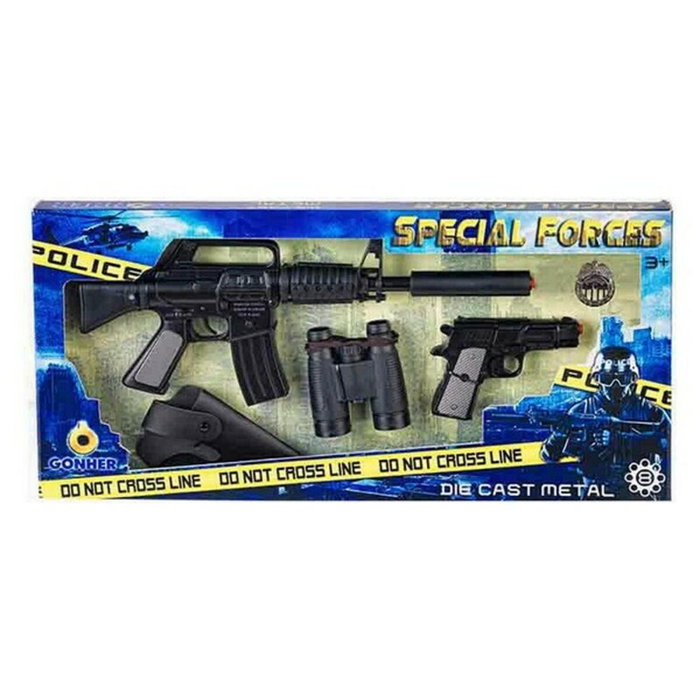 Gonher Set de Fuerzas Especiales con Rifle de Asalto y Pistola Gonher Set de Fuerzas Especiales con Rifle de Asalto y Pistola
