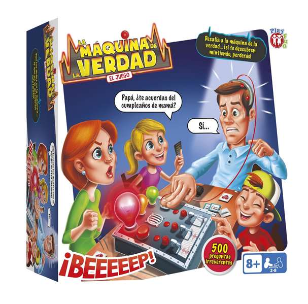 Imc Toys Juego La Máquina De La Verdad ¿Cuanto Sabes De Tus Amigos Y Familiares? 17,7x11,4x23,7cm Imc Toys Juego La Máquina De La Verdad ¿Cuanto Sabes De Tus Amigos Y Familiares? 17,7x11,4x23,7cm