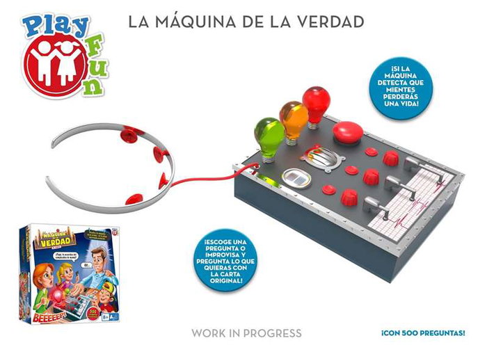 Imc Toys Juego La Máquina De La Verdad ¿Cuanto Sabes De Tus Amigos Y Familiares? 17,7x11,4x23,7cm Imc Toys Juego La Máquina De La Verdad ¿Cuanto Sabes De Tus Amigos Y Familiares? 17,7x11,4x23,7cm