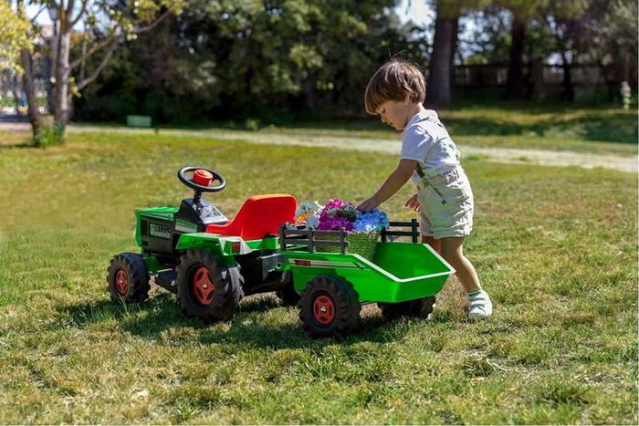 Injusa Tractor a Batería Básico 6V 132,5x49x50 cm