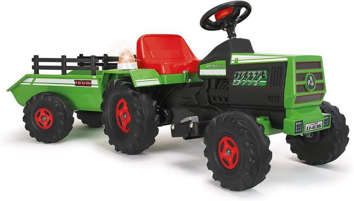 Injusa Tractor a Batería Básico 6V 132,5x49x50 cm