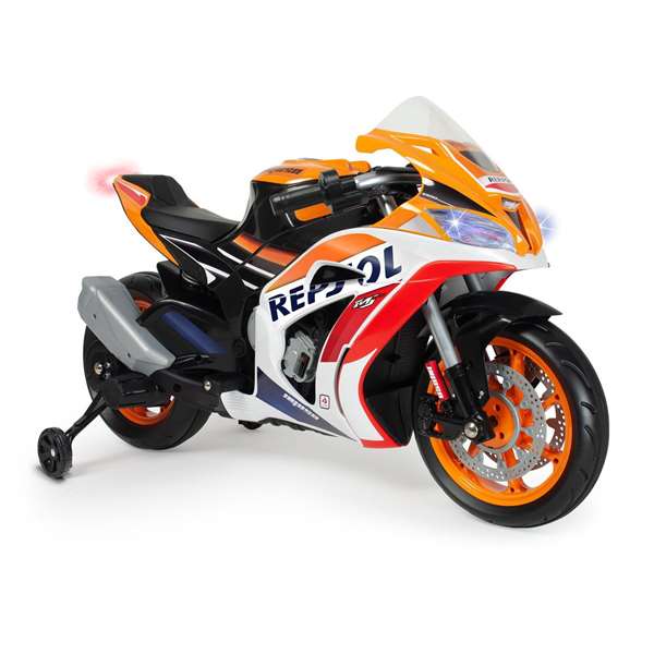 Moto bateria honda repsol 12v con luces y sonidos 114x53x62 cm