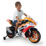 Moto bateria honda repsol 12v con luces y sonidos 114x53x62 cm