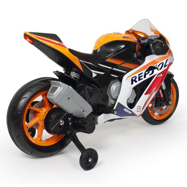 Moto bateria honda repsol 12v con luces y sonidos 114x53x62 cm