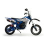 Injusa Moto Bateria X-Treme Blue Fighter 24V Ruedas Hinchables 112x62x72 cm