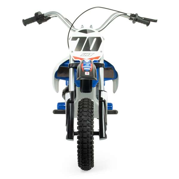 Injusa Moto Bateria X-Treme Blue Fighter 24V Ruedas Hinchables 112x62x72 cm