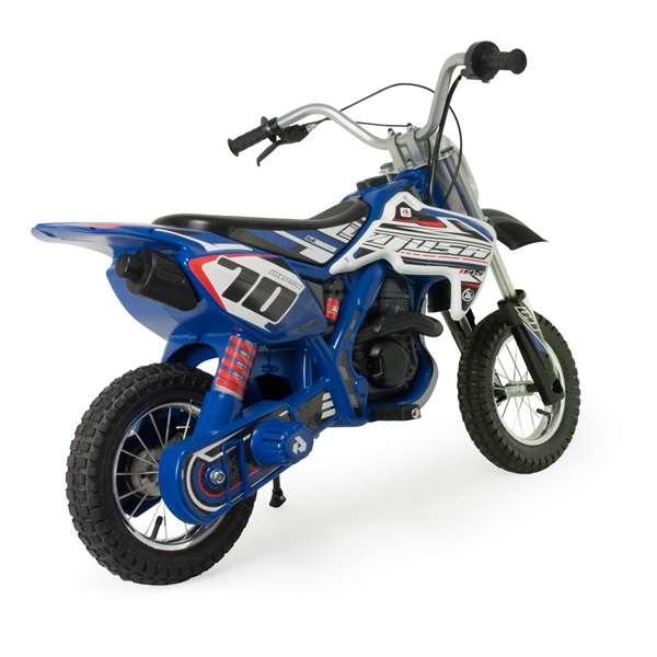Injusa Moto Bateria X-Treme Blue Fighter 24V Ruedas Hinchables 112x62x72 cm