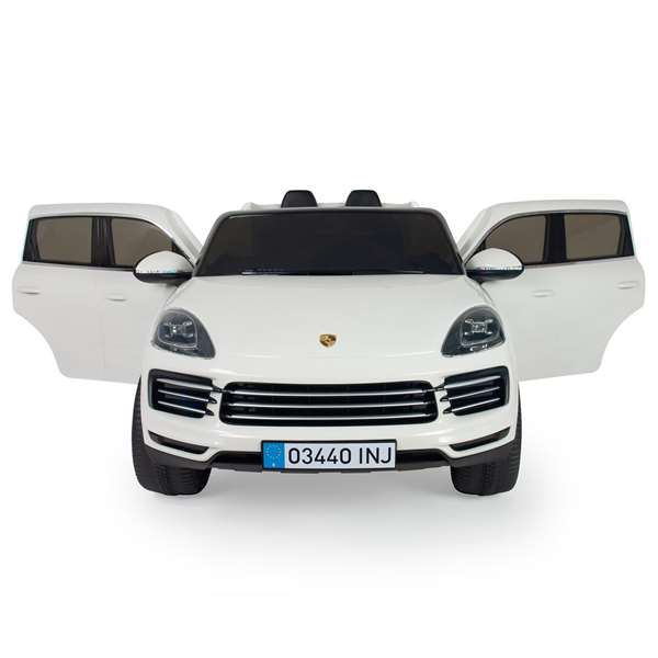 Coche bateria porsche cayenne s 12v radio control 2 plazas con luz y sonido 134x81,5x58 cm - modelos surtidos
