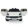 Coche bateria porsche cayenne s 12v radio control 2 plazas con luz y sonido 134x81,5x58 cm - modelos surtidos