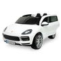 Coche bateria porsche cayenne s 12v radio control 2 plazas con luz y sonido 134x81,5x58 cm - modelos surtidos