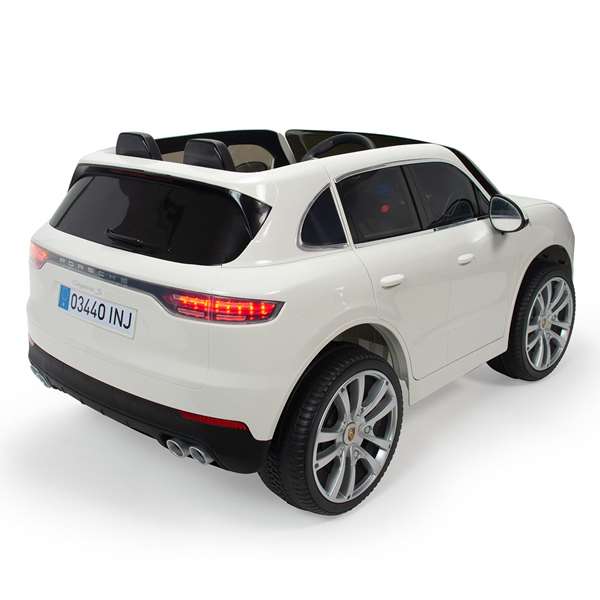 Coche bateria porsche cayenne s 12v radio control 2 plazas con luz y sonido 134x81,5x58 cm - modelos surtidos