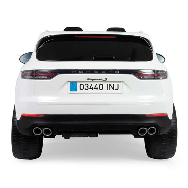 Coche bateria porsche cayenne s 12v radio control 2 plazas con luz y sonido 134x81,5x58 cm - modelos surtidos