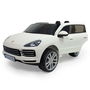 Coche bateria porsche cayenne s 12v radio control 2 plazas con luz y sonido 134x81,5x58 cm - modelos surtidos