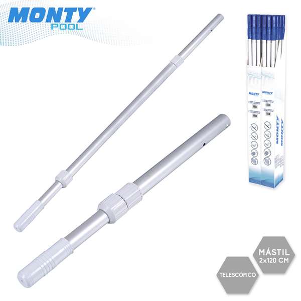 Juinsa Mango Telescópico para Piscina 3,20x240 cm
