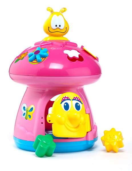 Molto Seta Jirafa Actividades Rosa 40 cm con Música, Sonidos y Formas - 6503