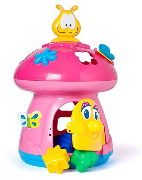 Molto Seta Jirafa Actividades Rosa 40 cm con Música, Sonidos y Formas - 6503