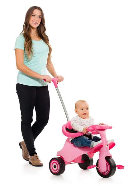 Molto Triciclo Urban Trike City Rosa 5 en 1 (89 cm)