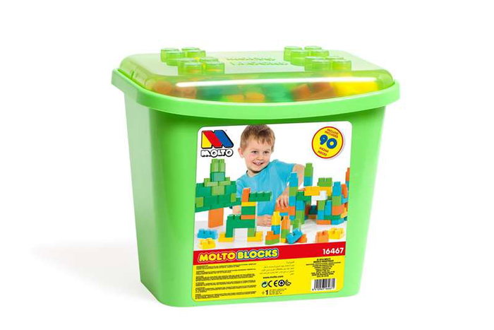 Molto 12471 Juego de Construcción en Bote 90 Piezas para Niños