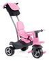 Molto Urban Trike Triciclo Rosa con Palo, Cinturón, Bolsa y Rueda de Goma 98 cm