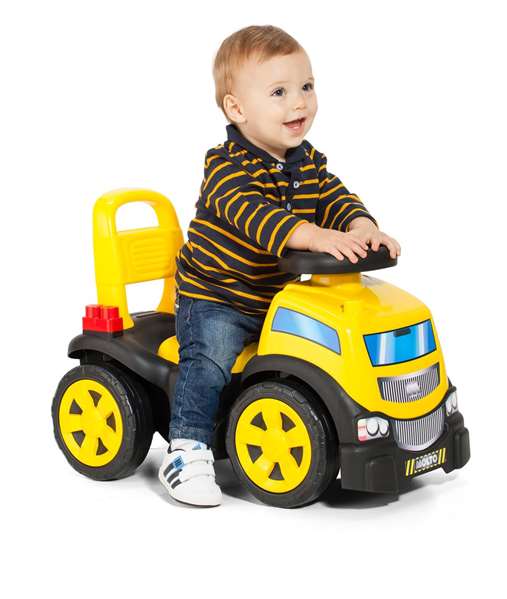 Molto Correpasillos Camión con 10 Blocks 89 cm para Niños y Niñas a Partir de 36 Meses Juguete de Plástico