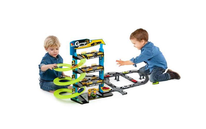 Molto Parking 3 plantas mas pistas con 5 coches 59x55x33 cm