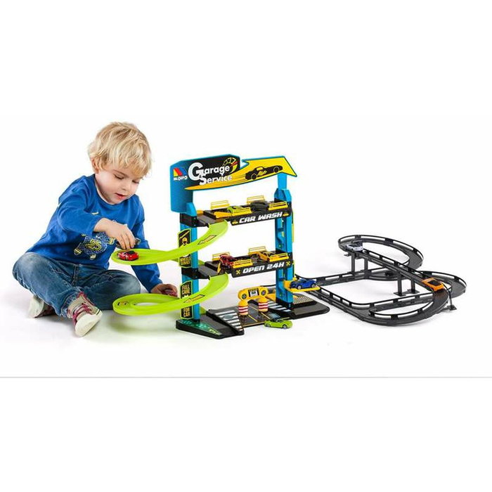 Molto Parking de 3 plantas con pistas y 5 coches Molto Parking de 3 plantas con pistas y 5 coches