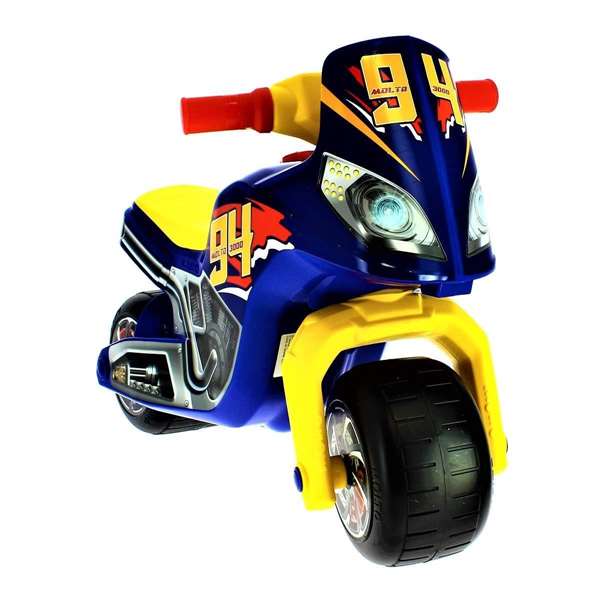 Molto Correpasillos Moto Cross Race Azul 64 cm para Niños a Partir de 18 Meses
