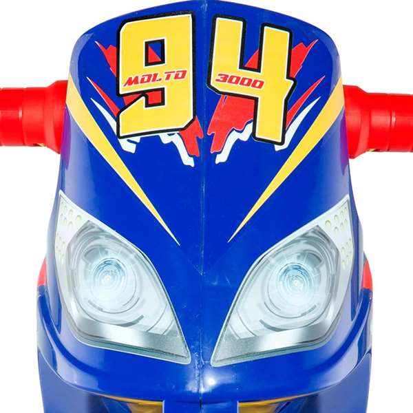 Molto Correpasillos Moto Cross Race Azul 64 cm para Niños a Partir de 18 Meses
