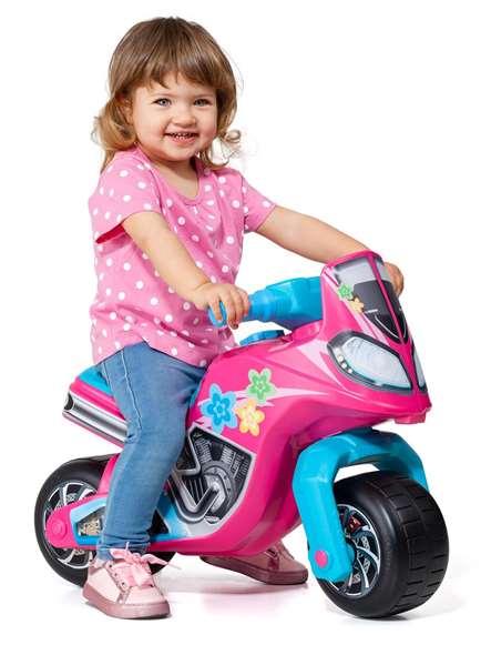 Molto Correpasillos Moto Cross Race Rosa 64 cm para Niños