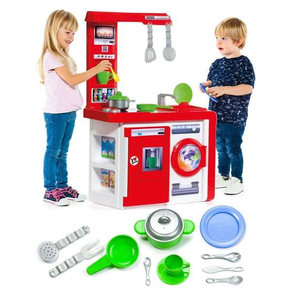 Molto Cocina Molto Kitchen con 12 Accesorios 82x56x28 cm Juguete Infantil