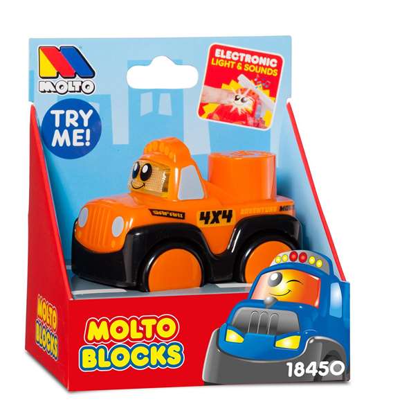 Molto Vehiculos Surtidos con Luz y Sonidos - Modelos Surtidos