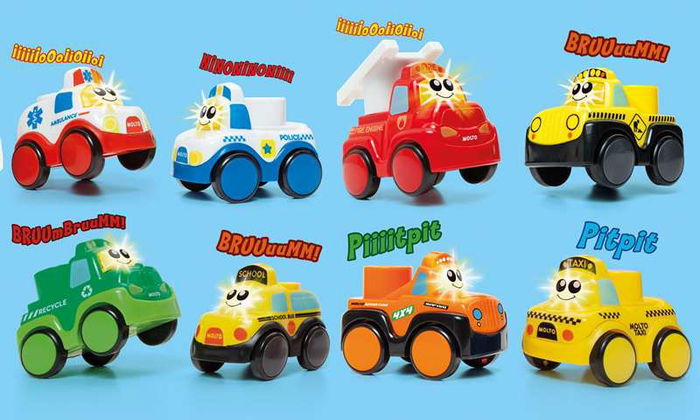 Molto Vehiculos Surtidos con Luz y Sonidos - Modelos Surtidos
