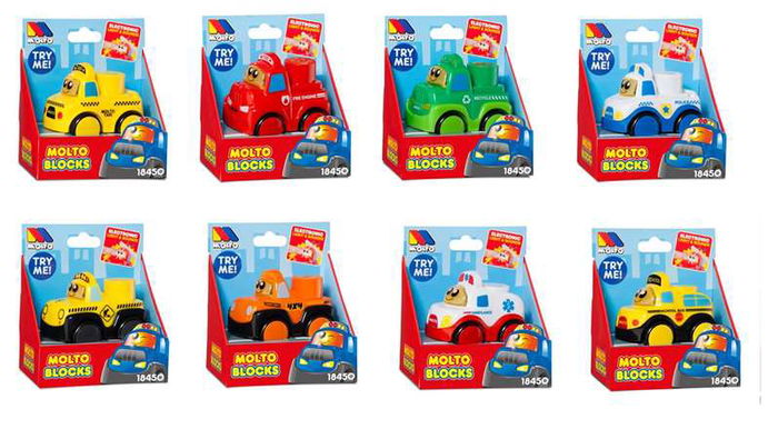 Molto Vehiculos Surtidos con Luz y Sonidos - Modelos Surtidos