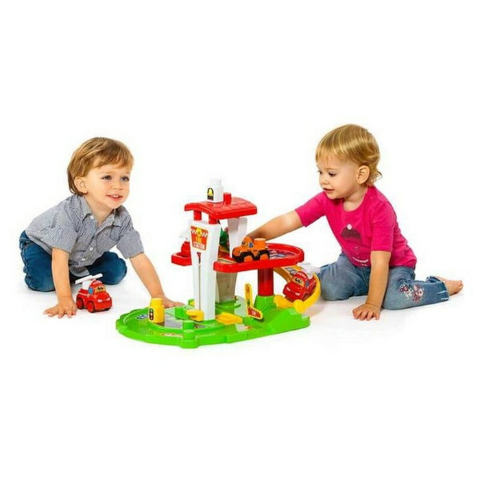 Molto Juego de construcción estación de bomberos con coche electrónico, luz y sonido Molto Juego de construcción estación de bomberos con coche electrónico, luz y sonido