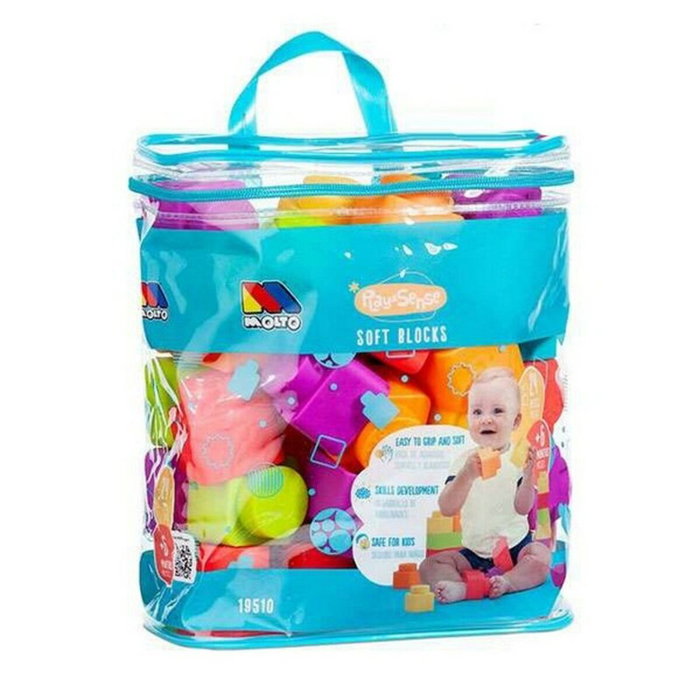 Molto Juego de Construcción Bolsa de 24 Piezas Blanditas
