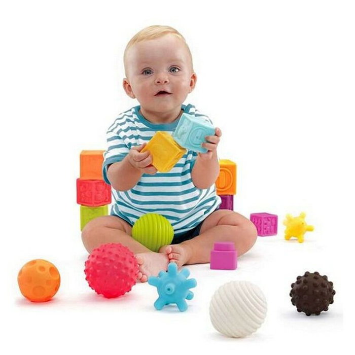 Molto Bolsa de 10 Pelotas Sensoriales para Bebés Molto Bolsa de 10 Pelotas Sensoriales para Bebés