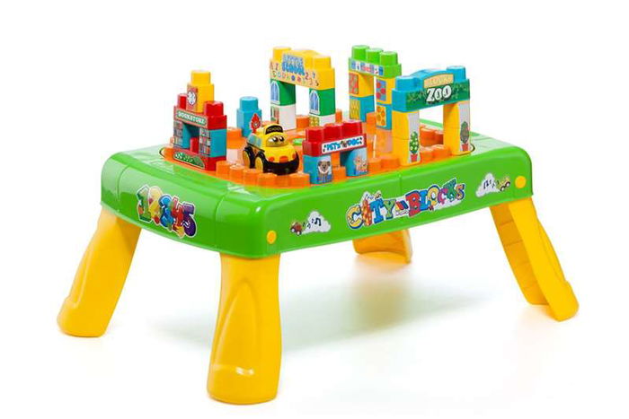 Molto Mesa de Actividades con Luces y Sonidos, Incluye 24 Piezas y Coche, para Niños a Partir de 1 Año