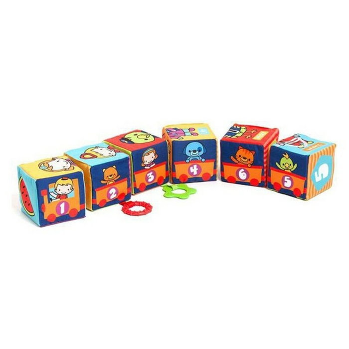 Molto Bolsa cubos aprendizaje de tela 6 piezas Molto Bolsa cubos aprendizaje de tela 6 piezas