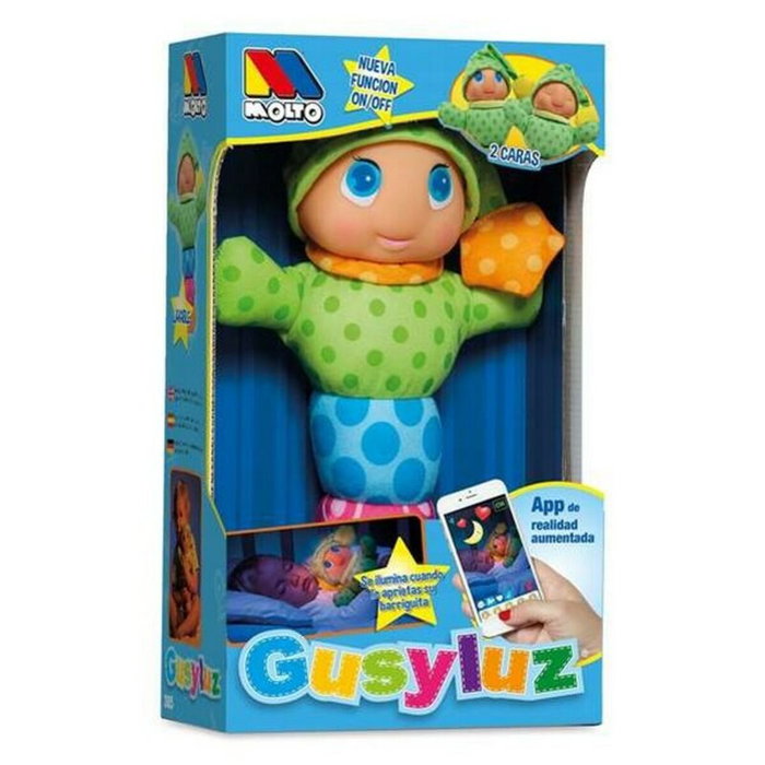 Molto Muñeco Gusy Luz de Tela 28 cm Molto Muñeco Gusy Luz de Tela 28 cm
